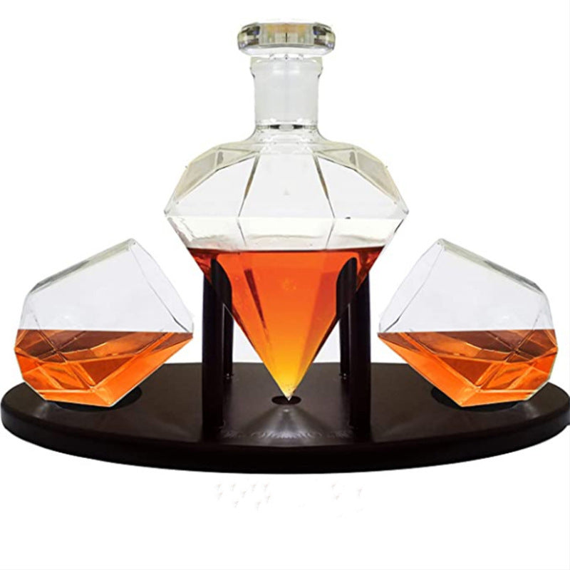 Diamond Liquor Bottle