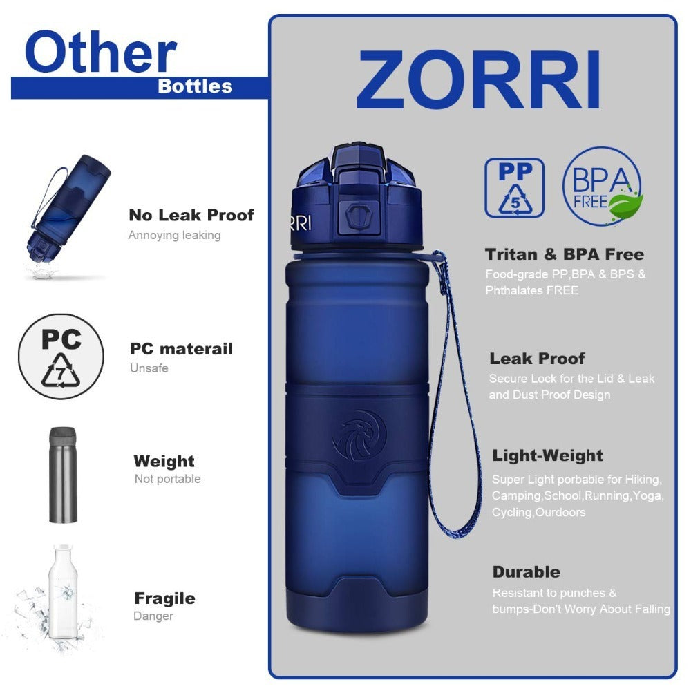 Dark blue Sports bottle