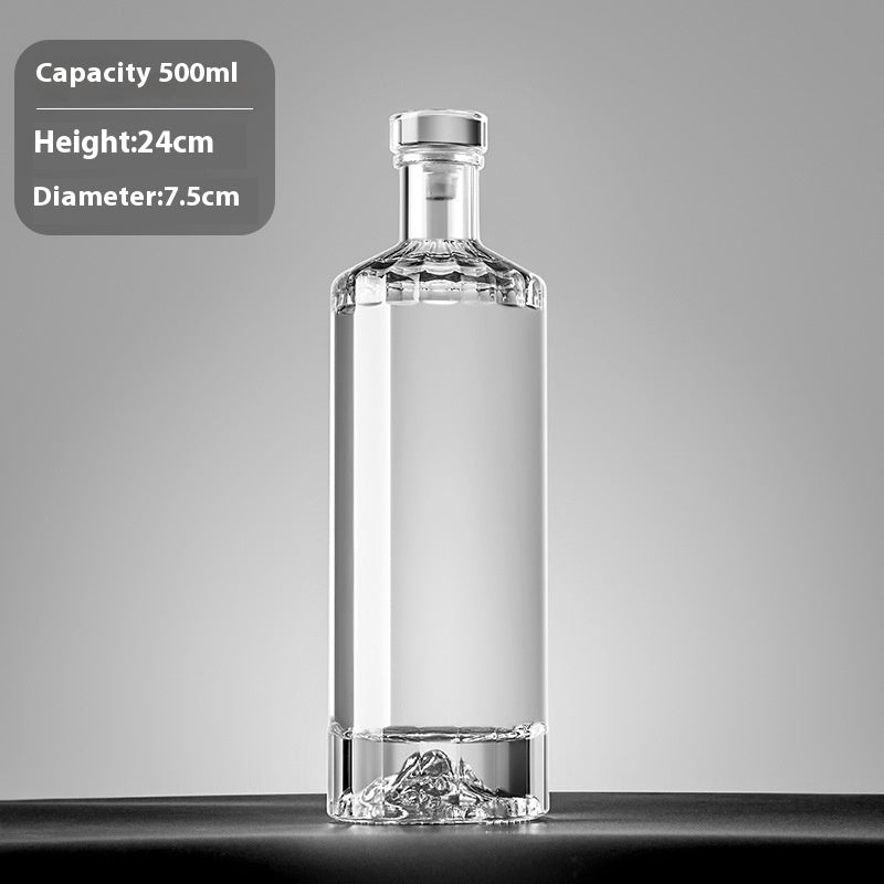 Transparent Glass Bottle