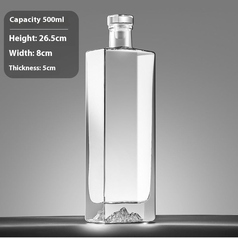 Transparent Glass Bottle