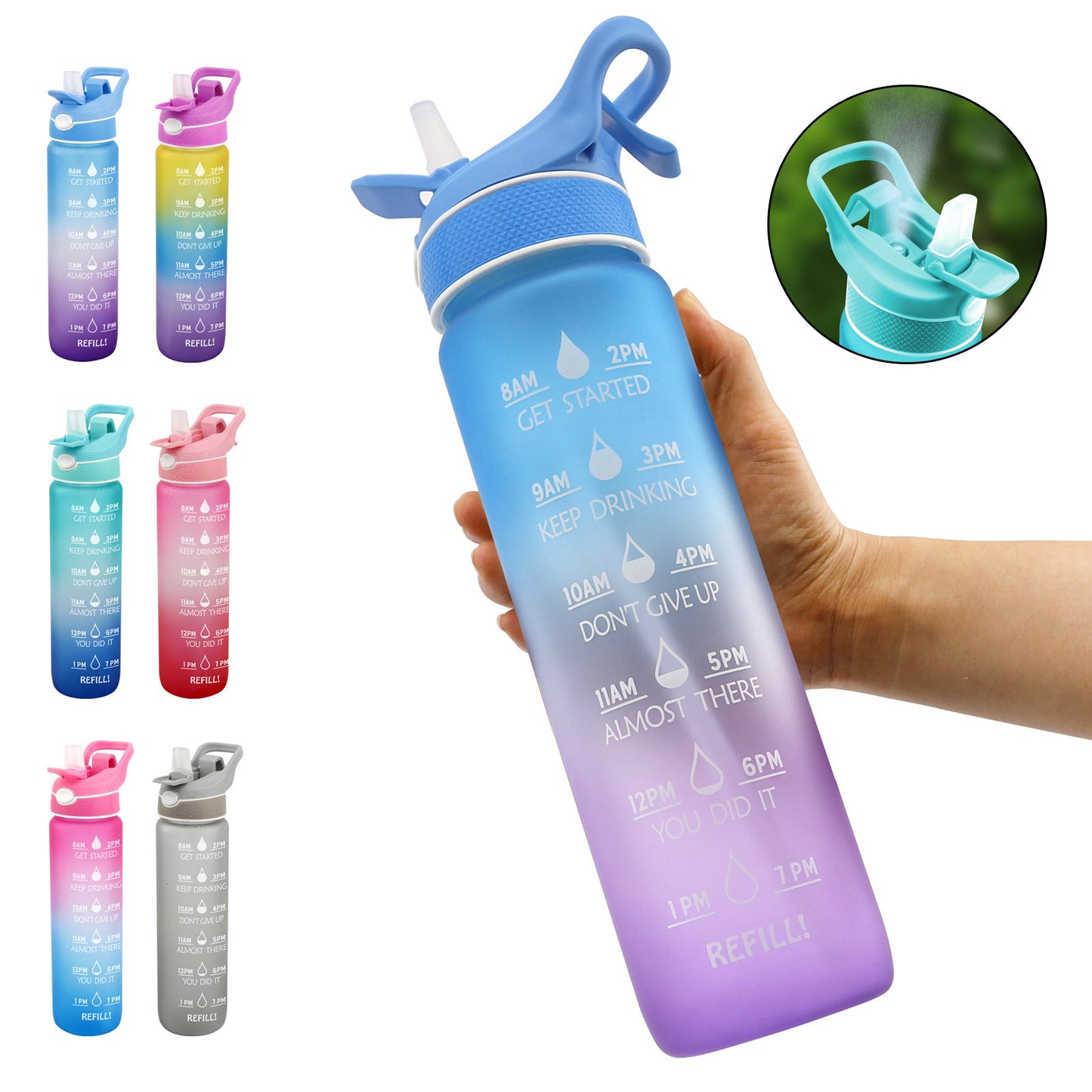 Eco-Friendly Gradient Spray Bottle