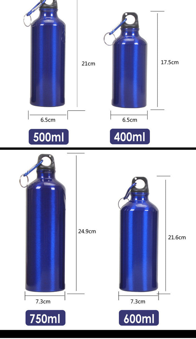 Sports Water Bottle Male Aluminum Bicycle Outdoor